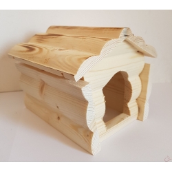 Drevený domček pre škrečka 15x19x13 cm