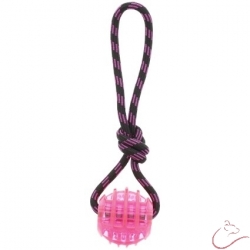 Dentálna,plávajúca hračka pre psov - farba ružová