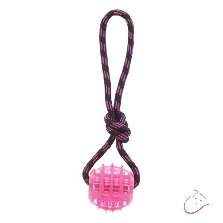 Dentálna,plávajúca hračka pre psov - farba ružová