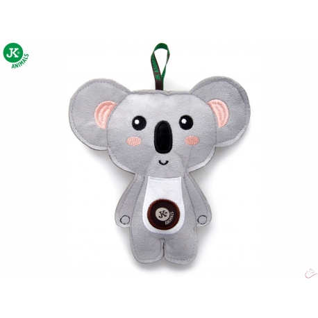 Koala, pískacia hračka z pevnej textilnej látky, 18 cm