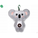 Koala, pískacia hračka z pevnej textilnej látky, 18 cm