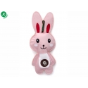 Zajac, pískacia hračka z pevnej textilnej látky, 24 cm